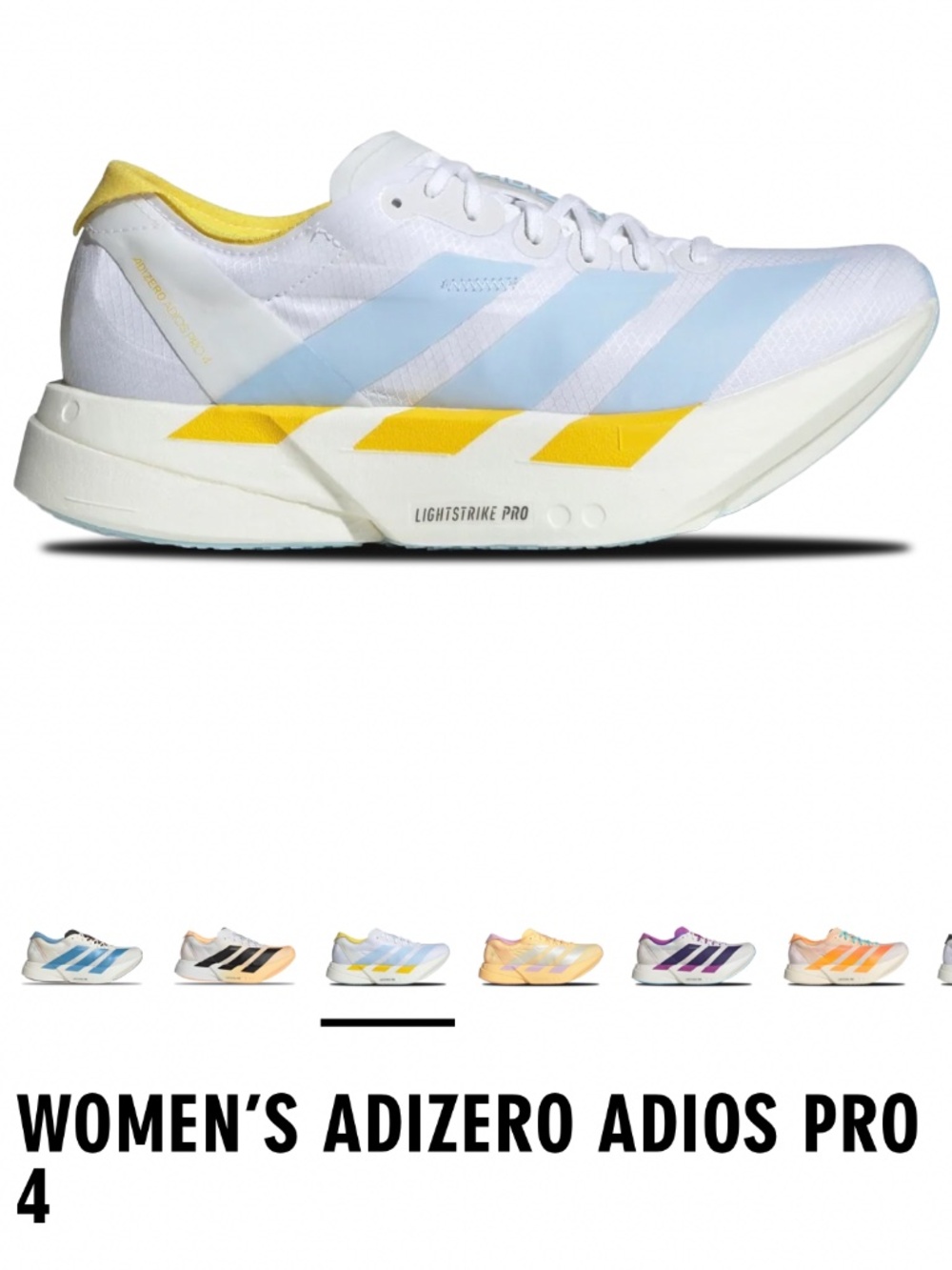 Women’s Adizero Adidas Pro 4